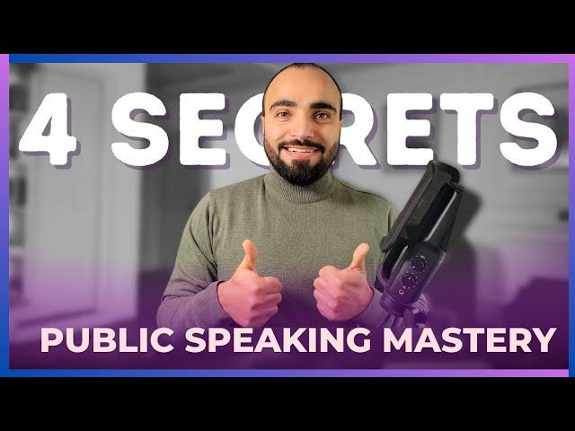 Unlock Public Speaking Mastery with These 4 Valuable Secrets #publicspeaking #lifelessons