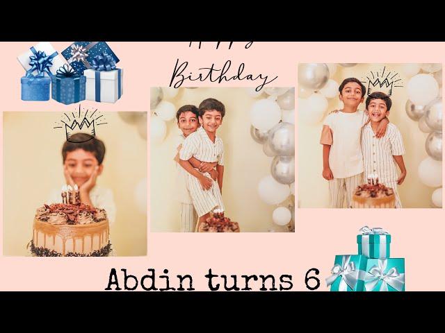 Abdin turns 6  Birthday Vlog  Birthday Surprises 