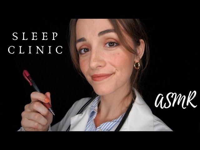 ASMR Roleplay | SLEEP CLINIC  Insomnia Medical Exam & Trigger Test (Binaural)