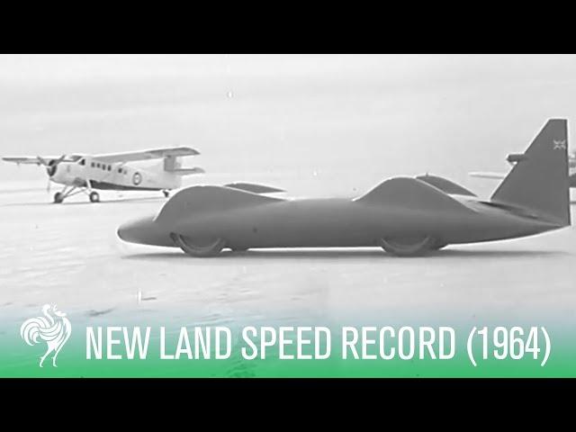 New Land Speed Record Set By Donald Campbell - 403mph (1964) | Sporting History