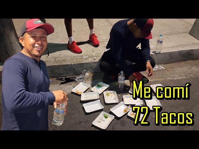 I ate 72 TACOS in one piece