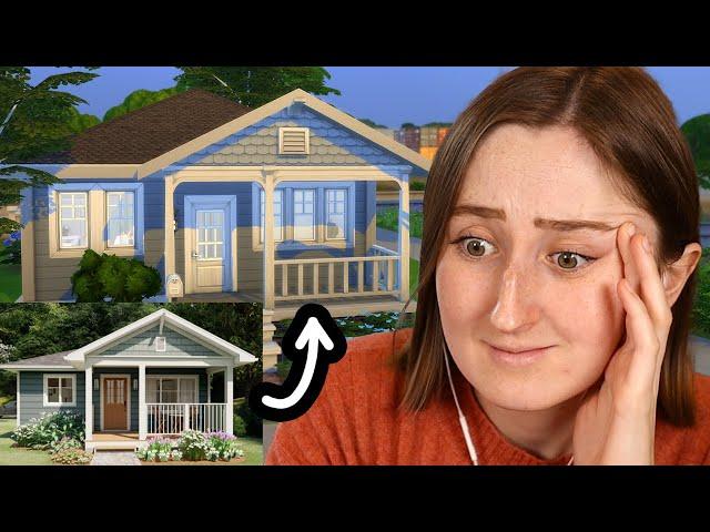 trying to recreate a real life tiny house in the sims