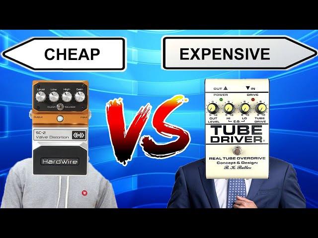 Cheap vs Expensive: Digitech Hardwired Valve Distortion vs B.K. Tube Driver