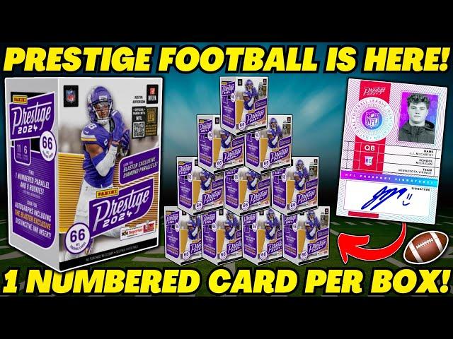 *ROOKIE ON CARD AUTO FROM RETAIL!? 2024 PRESTIGE FOOTBALL BLASTER BOX REVIEW!