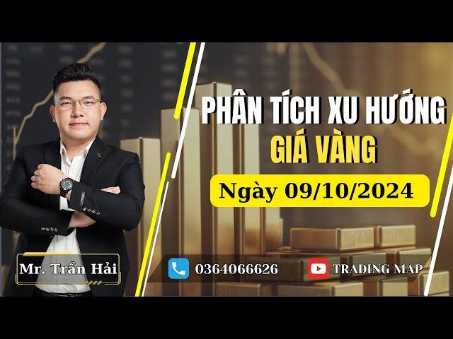 Phân tích xu hướng giá vàng hôm nay 09/10/2024 #dubaogiavang #nhandinhxuhuongvang #xuhướnggiávàng
