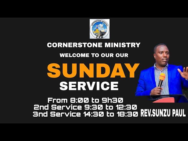 CORNERSTONE/AMATERANIRO YAMBERE YO KUCUMWERU (SUNDAY FIRST SERVICE) 23.06.2024