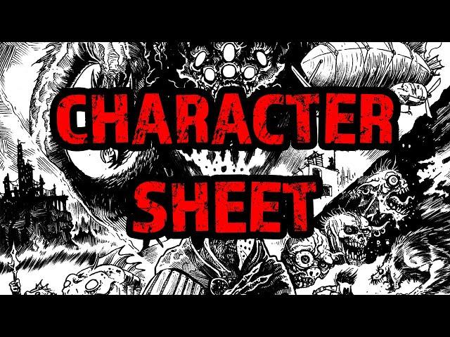 Erathata's character sheet - a closer look