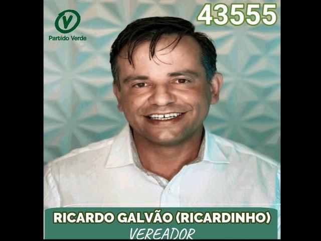 CAMPANHA RICARDO GALVÃO VEREADOR ITAPETININGA/SP - ELEIÇÕES 2020 "ARTE EM GIF"