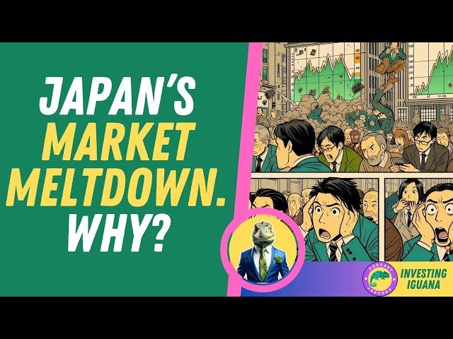 Japan's Stock Market Crash: What Happened?  |  #TheInvestingIguana EP484