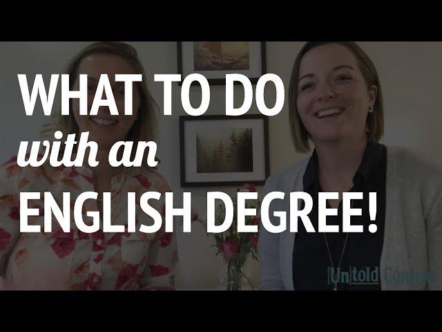 What To Do with an English Degree | Advice for English Graduate Students