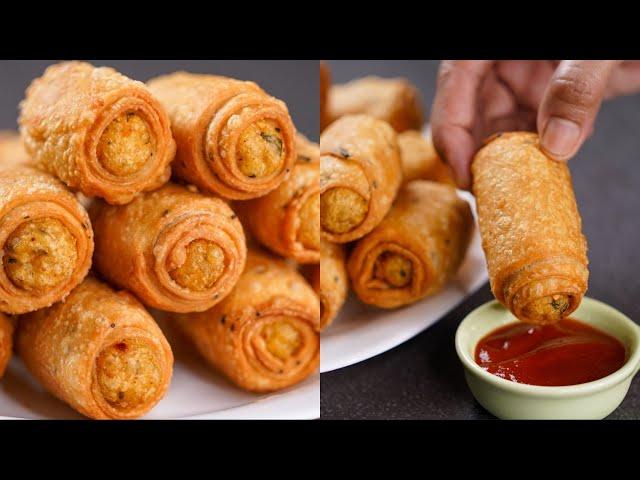 POTATO ROLL SAMOSA | ALOO SAMOSA | EASY POTATO SNACKS | N’Oven