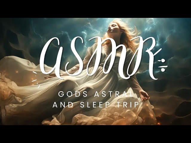 ASMR Roleplay: God takes you on an Astral and sleep  journey (black screen)