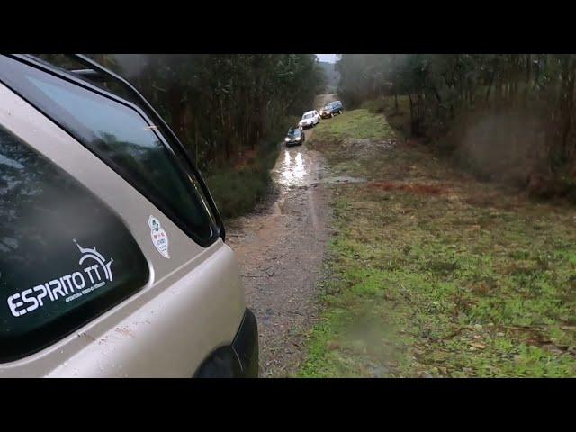 Freelradventures & Friends in the trails on a rainy and windy day - Part 1