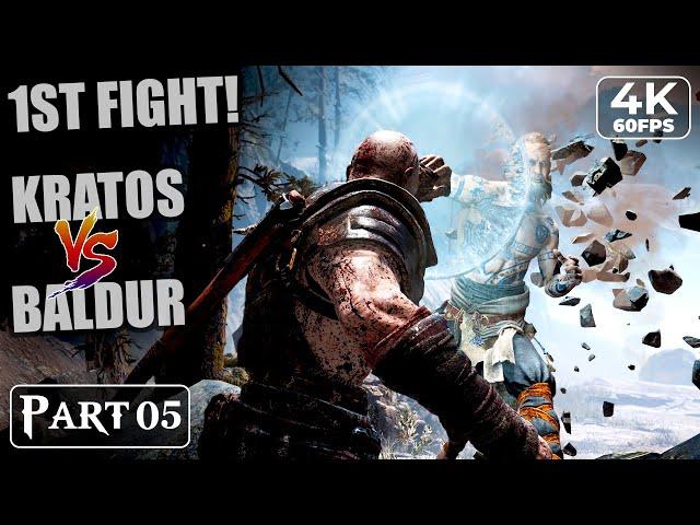 #5: Kratos vs Baldur Part 1 - God of War 4 PC Gameplay (4k 60FPS)