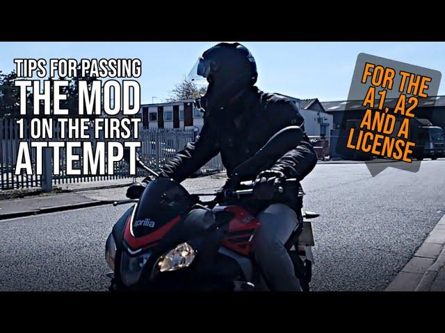 PASSING MOD 1 MOTORBIKE LICENSE FIRST TIME! A1, A2 & A licences - My tips on how to pass first time