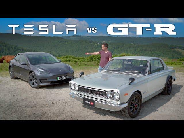 Tesla vs GT-R - Can a Hakosuka take on the Model 3?