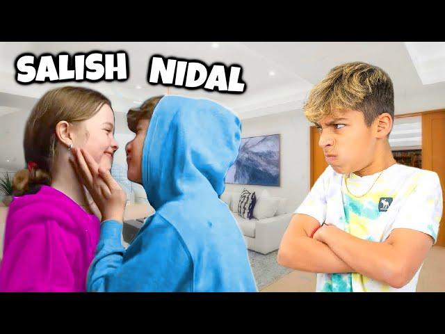 Salish & Nidal KISS ON CAMERA.. (Ferran is MAD)