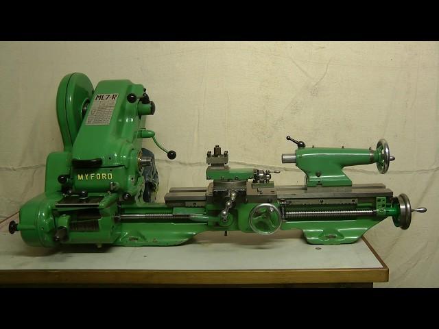 Myford ML7-R lathe KR143707 with screw cutting gearbox