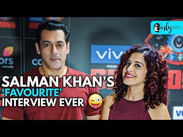 Salman Khan’s ‘Favourite’ Interview Ever  | Curly Tales