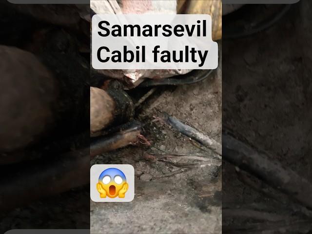 Samarsevil cabil faulty #electrical #electricalwiring #electricalengineering #shorts