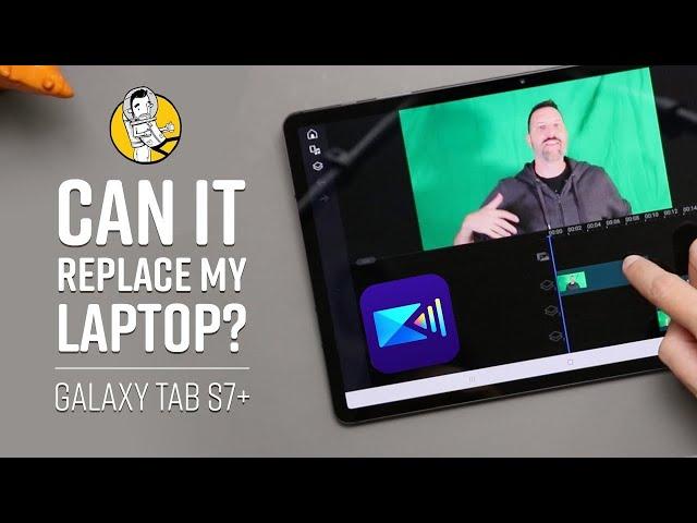 Video Editing on the Galaxy Tab S7+ with PowerDirector