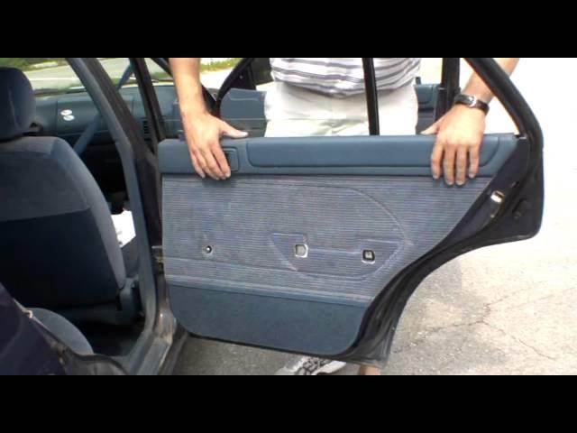 replace broken car side window (part 1 of 2)
