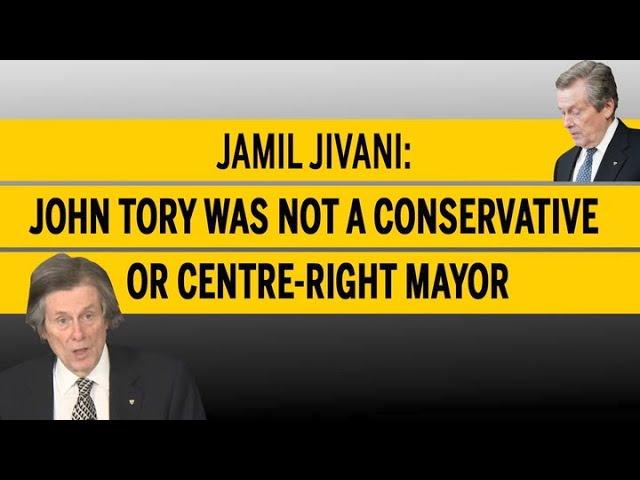 John Tory was not a conservative or centre-right mayor