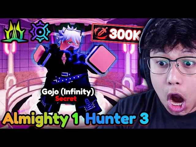 ALMIGHTY and HUNTER 3 SECRET GOJO in Anime Defenders