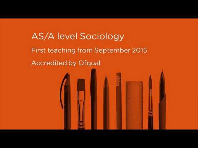 WJEC Eduqas GCE AS/A level Sociology - New Specification