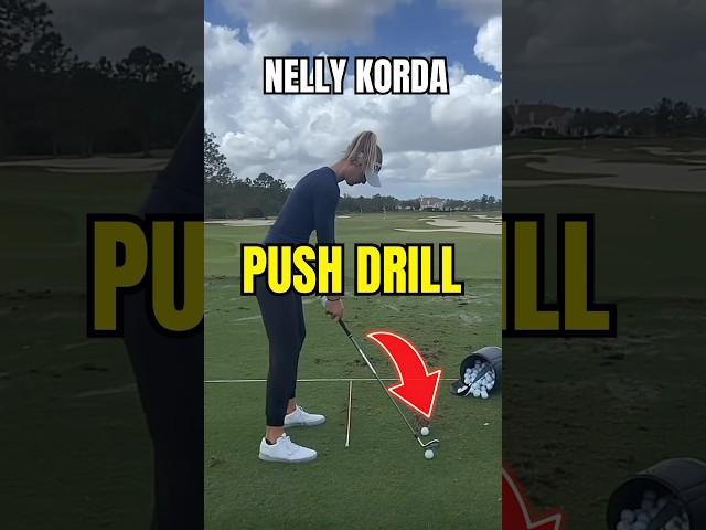 Nelly Korda PUSH DRILL! FIX: Takeaway, RYTHME & CLUBFACE #golf #alexelliottgolf #golfingtips #tip