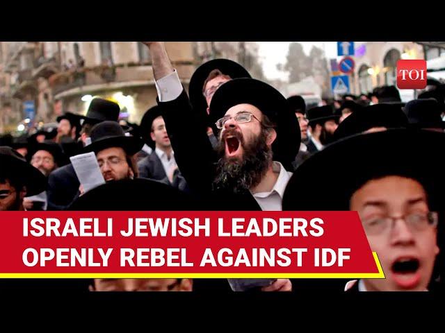 'Disobey, Boycott IDF': Israeli Jews Openly Rebel Against Army Amid Gaza War | Haredi Conscription