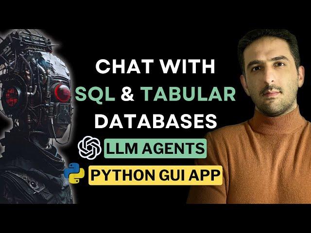 Chat with SQL and Tabular Databases using LLM Agents (DON'T USE RAG!)