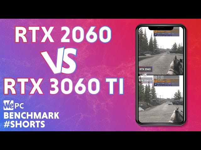 RTX 2060 vs RTX 3060 Ti | GPU Battle | Benchmark #Shorts