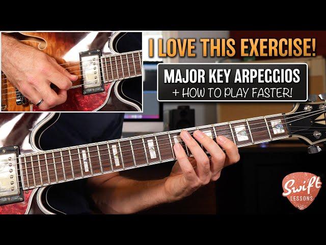 7 Arpeggios of a Major Key - My Favorite Guitar Exercise!