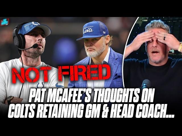 Pat McAfee's Thoughts On Colts Not Making Changes After Controversial 8-9 Season...