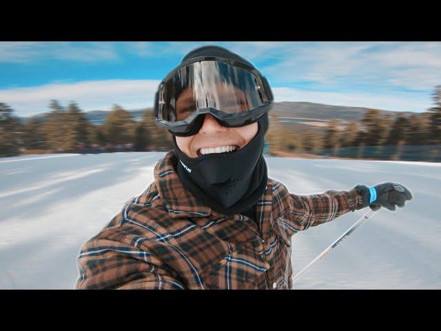 I went SKIING for the First Time EVER!