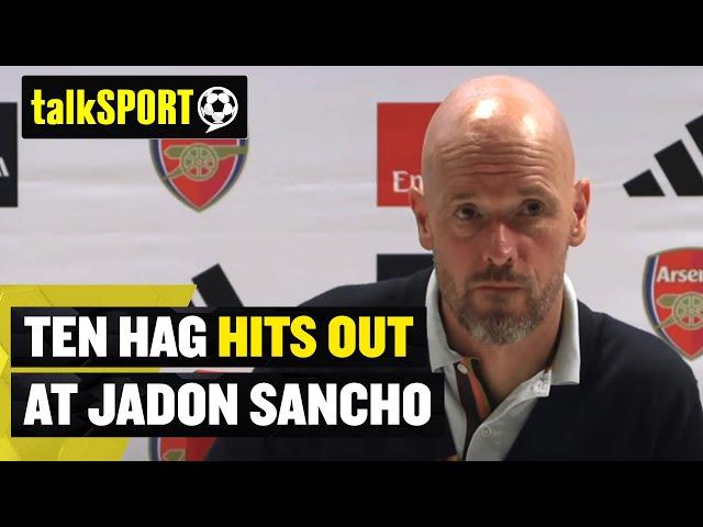 Erik ten Hag Criticizes Jadon Sancho in Fiery Press Conference 