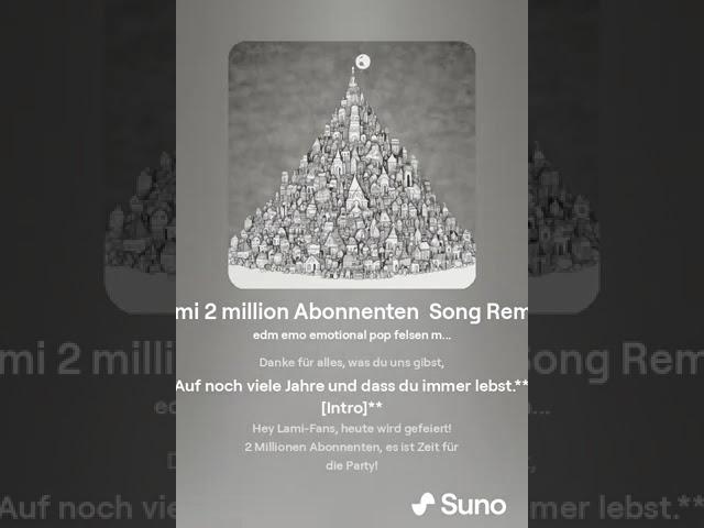 Lami 2 million Abonnenten Song Remix               (Official Music Video)