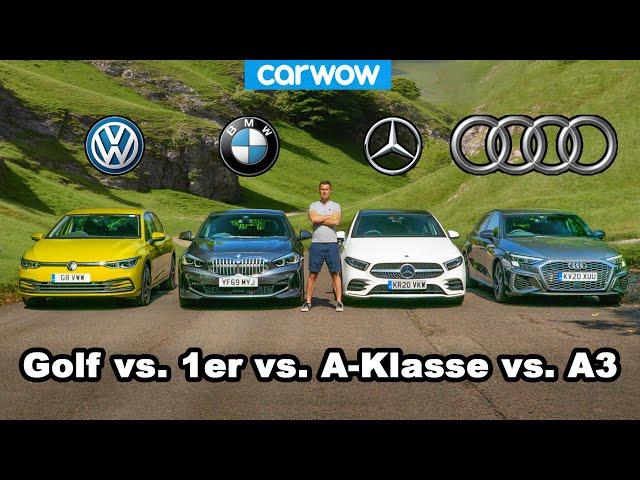 Audi A3 vs. BMW 1er vs. VW Golf vs. Mercedes A-Klasse: welcher ist der beste?