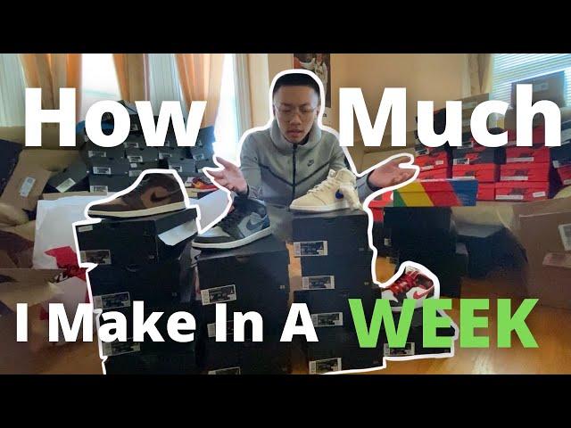 How Much I Make In A Week Reselling Sneakers Full-Time In College... (Kick It With Frank Ep. 9)