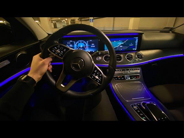 Mercedes-Benz E-Class W213 [2.0 220d 194 HP] | Test Drive #71 | POV Driver. TV