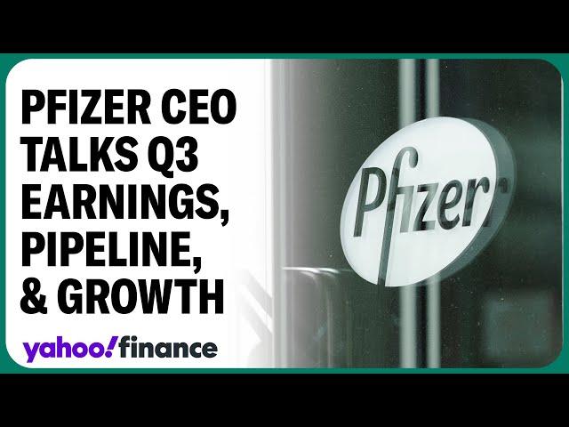 Pfizer CEO discusses Q3 earnings, 'exceptional' growth