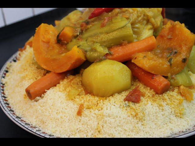 Couscous mit Gemüse - traditionelle Zubereitung