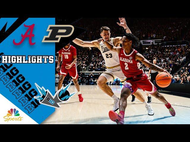 Alabama vs. Purdue | COLLEGE BASKETBALL HIGHLIGHTS | 11/15/2024 | NBC Sports