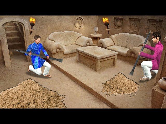 आदिम रेत हाउस निर्माण Primitive Sand House Construction Comedy Video