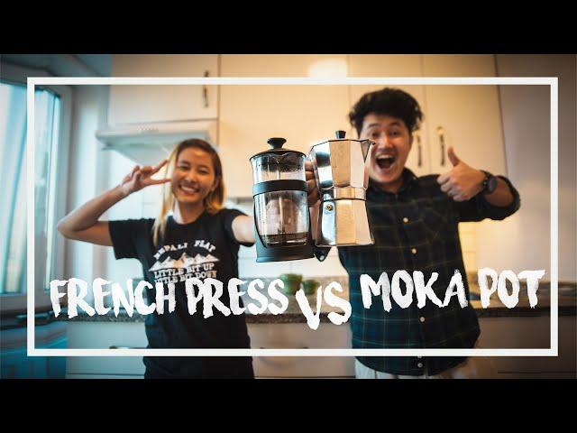 HOW TO MAKE COFFEE USING A MOKA POT & FRENCH PRESS