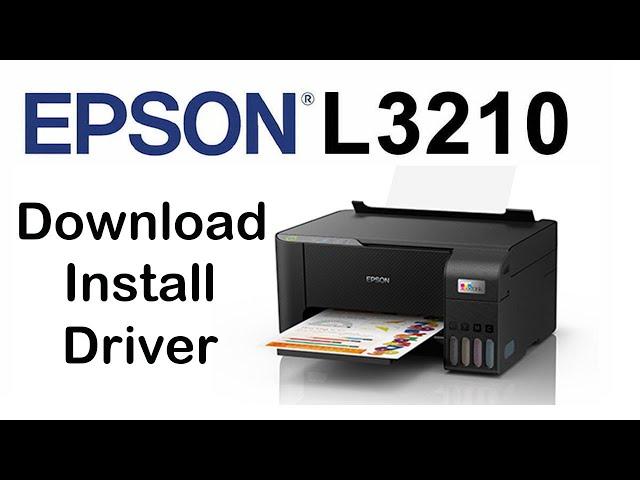 How to Download and Install Driver on Epson L3210 Without CD