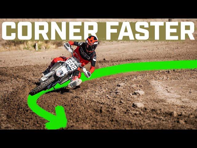 How To Corner Faster on a Dirt Bike Through Long Ruts