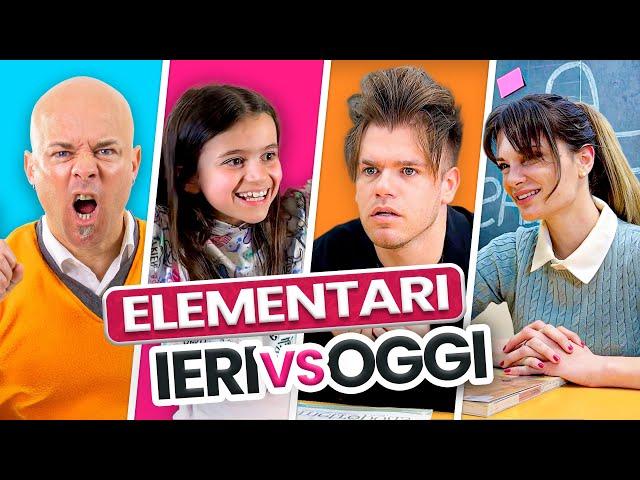 SCUOLA - ELEMENTARI IERI VS OGGI - iPantellas