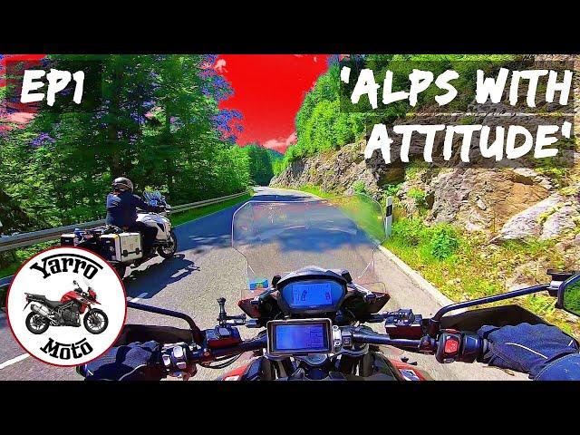 Ep 1 - Motorcycle tour of the Swiss, Italian & Austrian Alps.